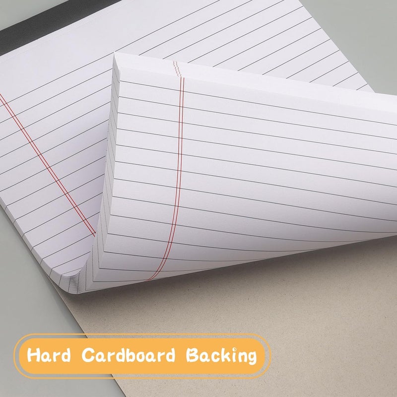 ZZTX Legal Pads 8.5 x 11 Inch White Writing Notepad, Lined Writing Pads for Work Office School, 50 Sheets Per Pad, A4, 1 Pack - Image 4